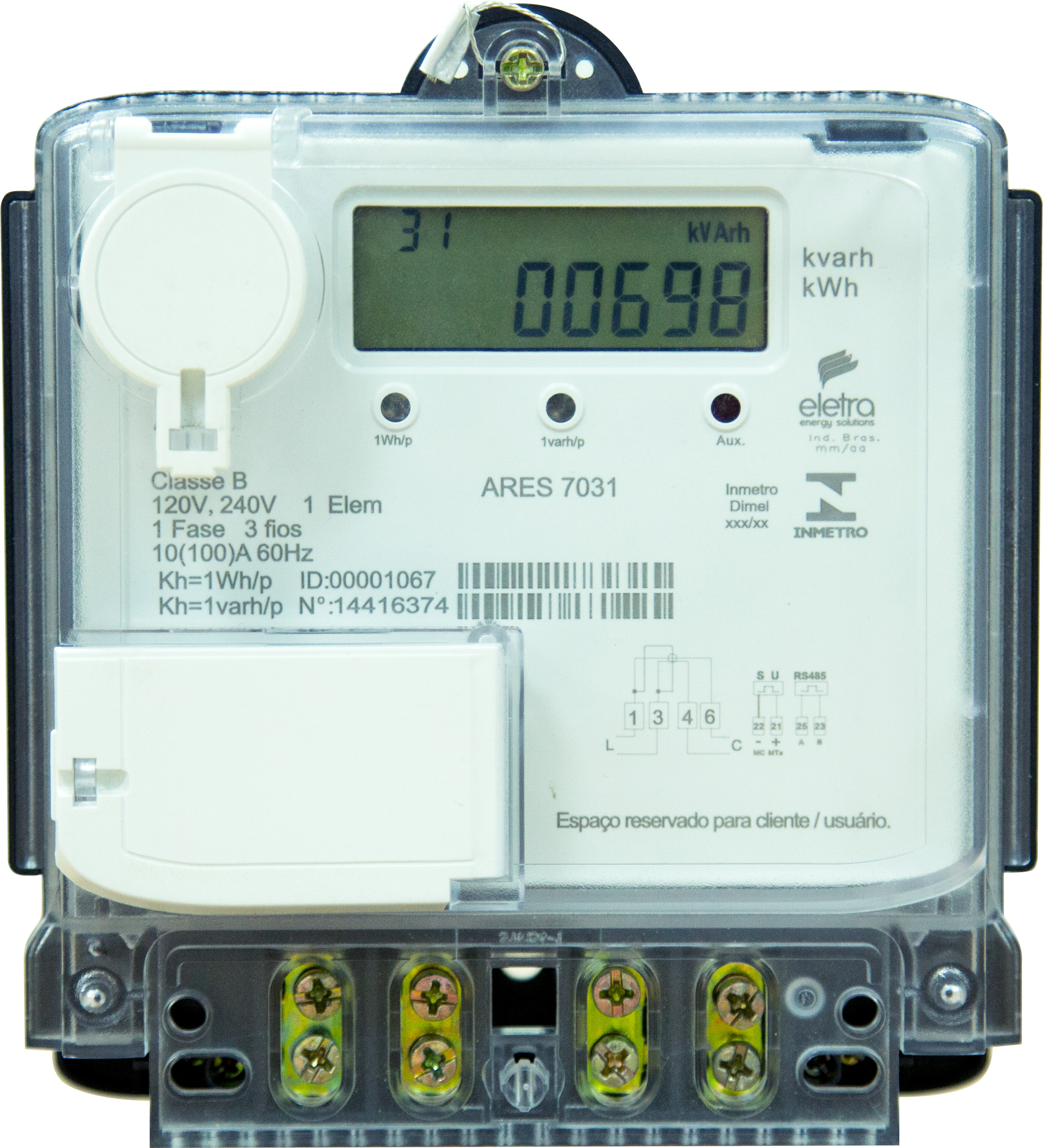 Medidor de energia 220v